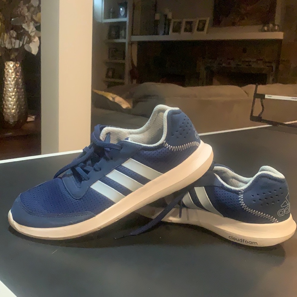 Navy and Blue Cloudfoam Adidas